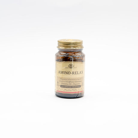 Solgar Amino Relax 30 Capsule Vegetali Tono dell'Umore e Benessere Mentale