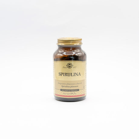 Solgar Spirulina Integratore Difese Immunitarie 80 Capsule Vegetali
