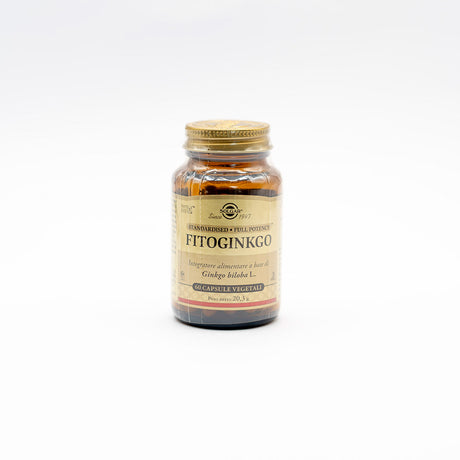 Solgar Fitoginkgo Integratore Memoria 60 Capsule Vegetali