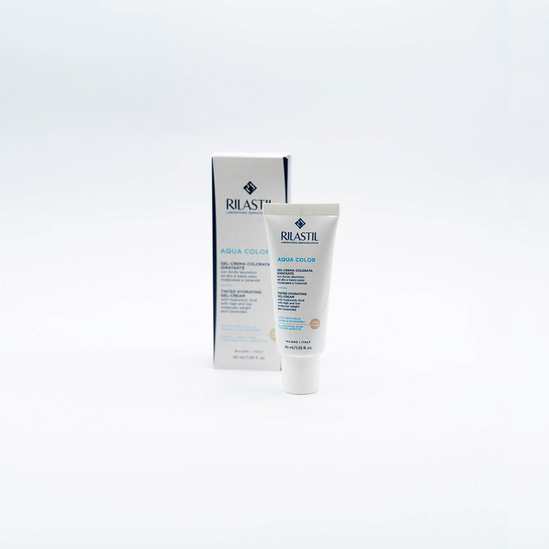 Rilastil Aqua Color Gel-crema Colorata Idratante Light 40ml