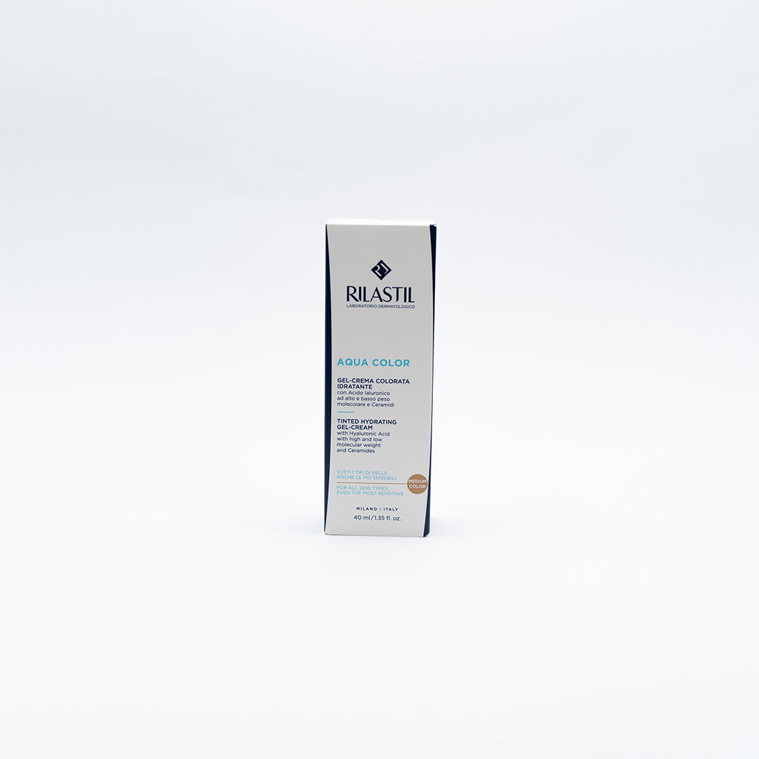 Rilastil Aqua Color Gel-crema Colorata Idratante Medium 40ml