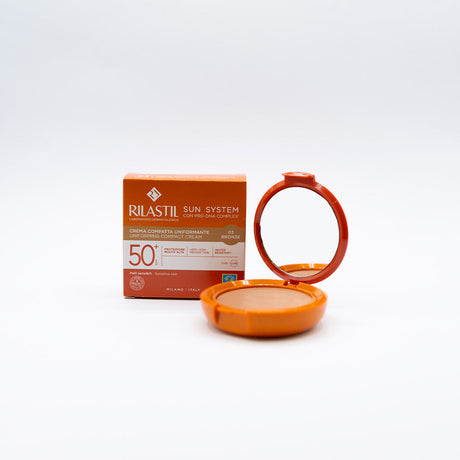 Rilastil Sun System Crema Compatta Uniformante Spf50+ Bronze 03 10ml