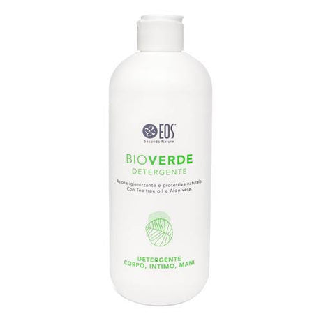 EOS Bioverde Detergente 500ml – Azione Igienizzante e Protettiva con Tea Tree Oil e Aloe Vera