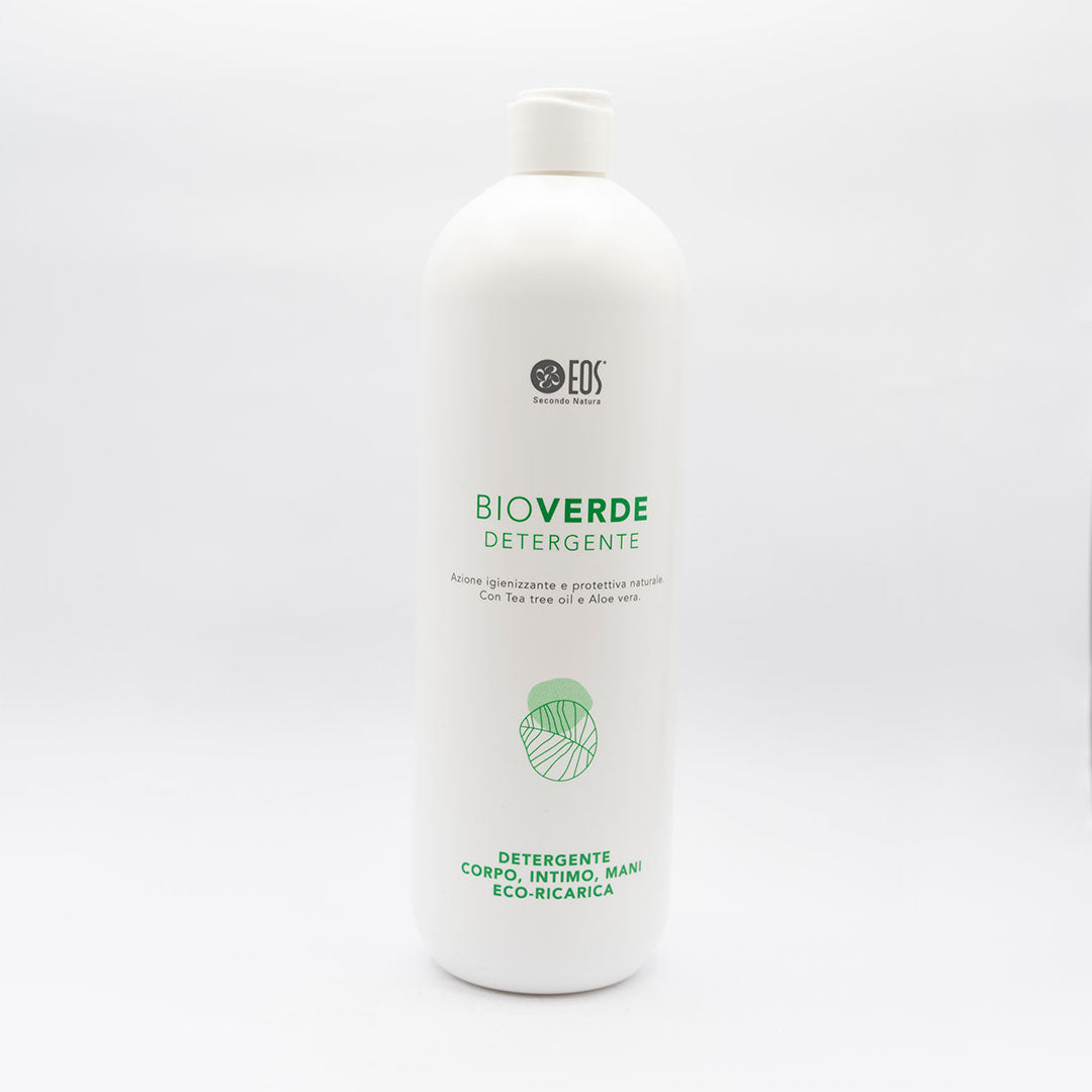 EOS Bioverde Detergente 1L– Azione Igienizzante e Protettiva Naturale con Tea Tree Oil e Aloe Vera