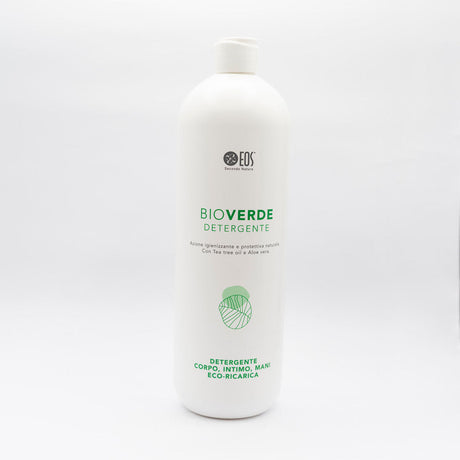 EOS Bioverde Detergente 1L– Azione Igienizzante e Protettiva Naturale con Tea Tree Oil e Aloe Vera