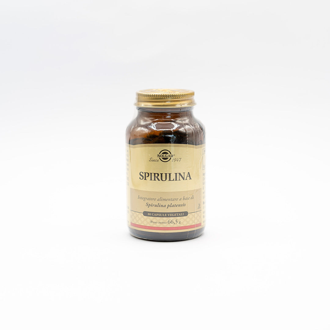 Solgar Spirulina Integratore Difese Immunitarie 80 Capsule Vegetali