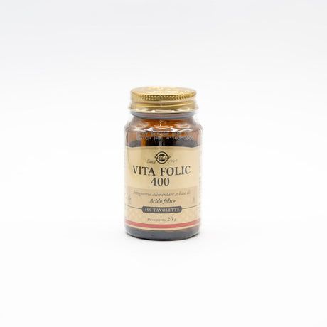 Solgar Vita Folic 400 Integratore Di Acido Folico 100 Tavolette