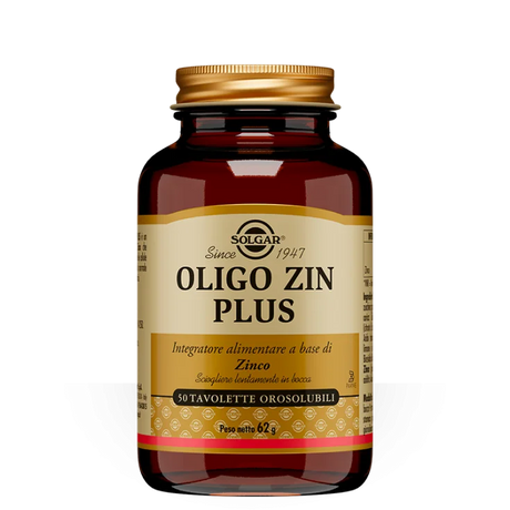 Solgar Oligo Zin Plus Integratore 50 tav
