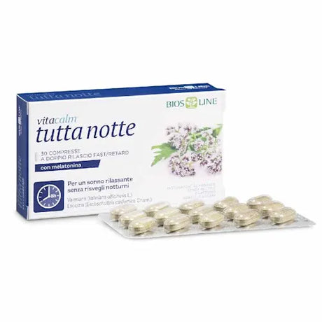 Vitacalm Tutta Notte Melatonina 30cpr | Bios Line